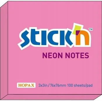 Samolepící bloček Samolepicí bločky Stick'n 100 listů