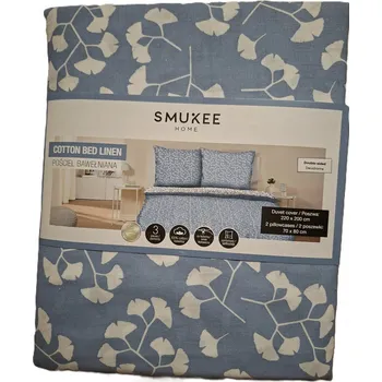 Povlečení Povlečení bavlna KVĚTY modré 220x200 nové