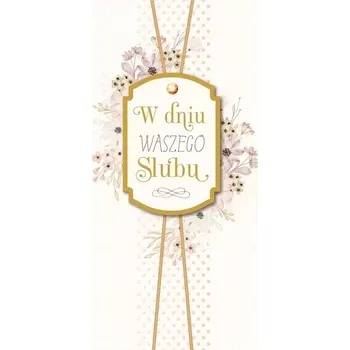 Obraz Přání ke Svatba, výročí, 11,4 x 21,5 cm