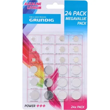 Článková baterie Alkalická baterie Grundig CR2032 24 ks