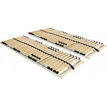 Postelový rošt Lamelový rošt 195 x 90 x 9 cm, bukový, 28 lamel, nastavitelná tvrdost