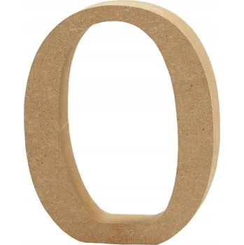 Obraz Číslice 0 z MDF V: 13 cm