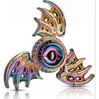 Gadget FIDGET SPINNER KOVOVÝ S KŘÍDLY HRAČKA ANTISTRESOVÁ