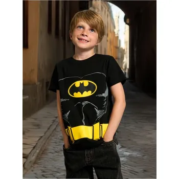 Chlapecké tričko Sinsay - Bavlněné tričko s krátkým rukávem Batman - černá - 610CB-99X - 610CB-99X-116-2