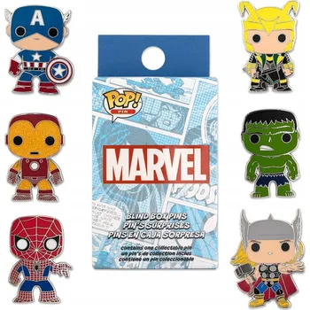 Figurka Marvel Loungefly POP! Smaltované odznaky Skupina 3 cm Sortiment (12)