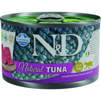 Krmivo pro kočku FARMINA N&D Cat Natural Tuna - mokré krmivo pro kočky - 140 g