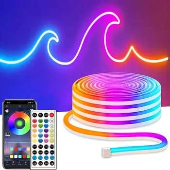 LED páska LED Páska RGB 10m Silná RGB LED Páska 24V DÁLKOVÝ OVLADAČ APLIKACE