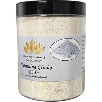 Pleťová maska BIAŁA GLINKA KOSMETYCZNA 150 G NATURALNA KAOLINOVÁ MASKA SUCHÁ PLEŤ OBLIČEJE