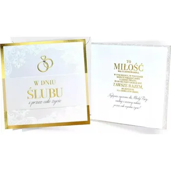 Obraz Přání Svatba, výročí 18,3 x 18,3 cm