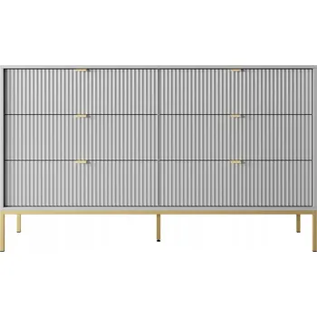 Komoda Komoda DMK 154 x 39 x 91 cm, šedá/černá