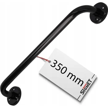 Dveřní kování Madlo ke dveřím Sigmet 390 cm černé