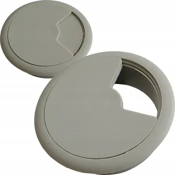 kabelová chránička Kabelová průchodka kulatý x 7 cm, plast, šedá
