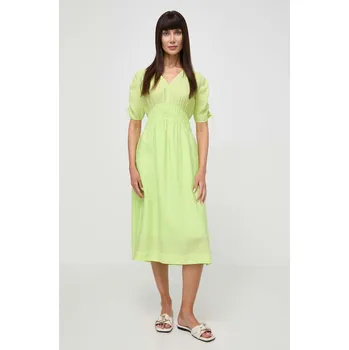 Dámské šaty Šaty Boss Orange 50511805 zelená 70X, vel. 34