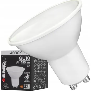 Žárovka ŽÁROVKA SMD LEDline 5W NEUTRÁLNÍ GU10 + VARISTOR