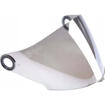 Helma na motorku Plexi na helmu LS2 OF569 Scape Track Zrcadlové Stříbrné