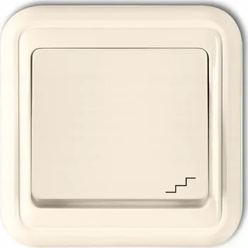 vypínač Schodišťový vypínač pod omítku Karlik, béžové odstíny 1WPT-3