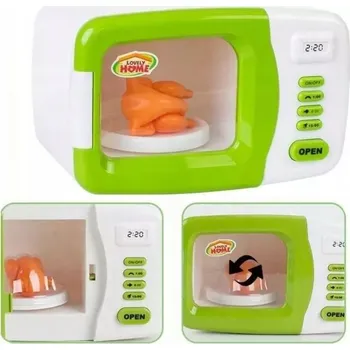 Mikrovlnná trouba MIKROVLNNÁ TROUBA JAKO SKUTEČNÁ SVĚTLO ZVUK POHYB SPOTŘEBIČ