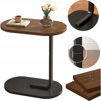 Konferenční stolek PŘÍSTUPNÍ STOLIK DO PODKROVÍ STOLIK STOLEK, POHOVKA, OVÁLNÝ DŘEVĚNÝ STOLIK DO OBÝVACÍHO POKOJE