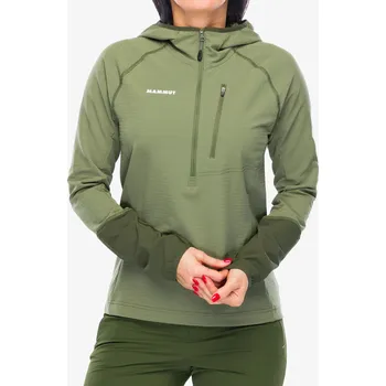 Dámská mikina Dámská mikina Mammut Madris Light ML Half Zip Hoody - marsh/dark marsh