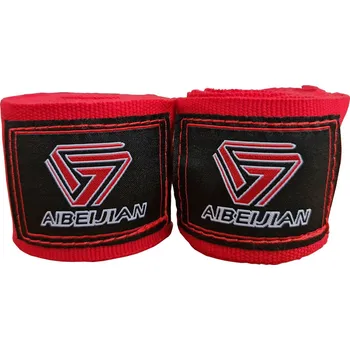 Bandáž na box a MMA KUBIsport 05-BR11K-CRV Boxerské bandáže na ruce elastické 3 m červené
