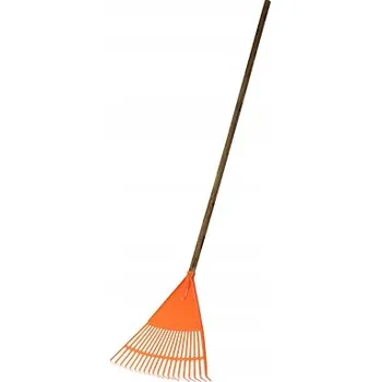 Hrábě HRÁBĚ HRÁBLE, PLASTOVÉ, 20 ZUBŮ, LAKOVANÁ DŘEVĚNÁ RUKOJEŤ