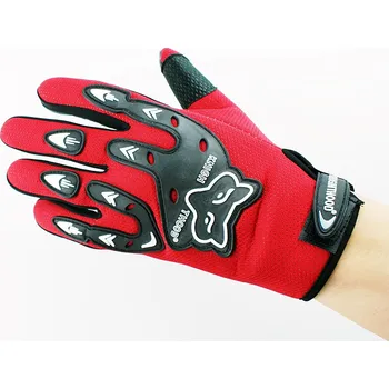 Moto rukavice MOTOCYKLOVÉ RUKAVICE FOX - ČERVENÉ - VELIKOST L