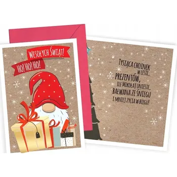 Obraz Vánoční přání 11,7 x 16,6 cm