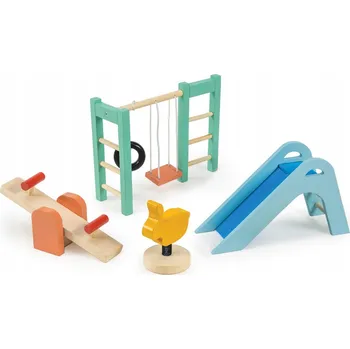 Dřevěná hračka MENTARI Dětské Hřiště nábytku