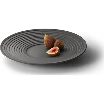 Philippi LOTUS Keramická Dekorační Mísa 37 cm / Tmavě Šedá