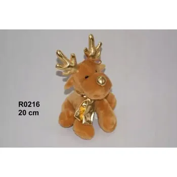 plyšák PLYŠÁK SOB VÁNOČNÍ DEKORATIVNÍ MEDVÍDEK