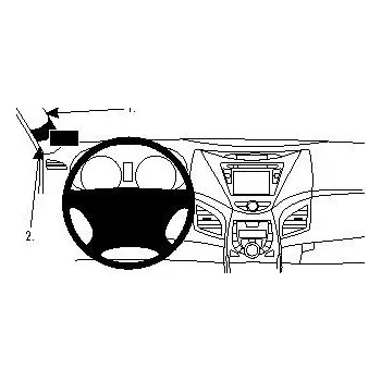 Brodit ProClip montážní konzole na palubní desku pro Hyundai i35 11-16, 804659