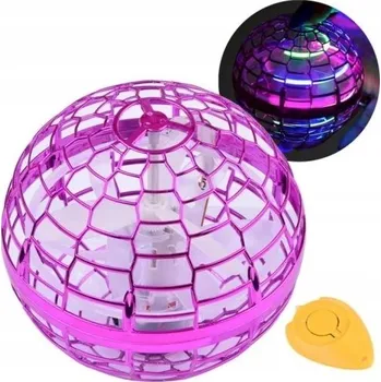 Obraz Létající svítící koule LED Bumerang Fly Orb Magic + dálkové ovládání - Růžová