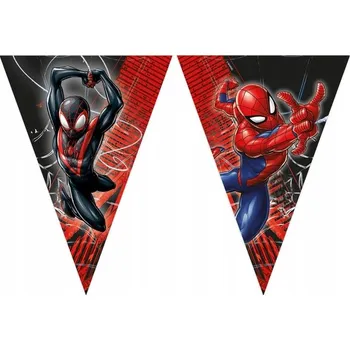 Papírový banner girlanda Spiderman Marvel Spiderman Narozeniny 230 cm