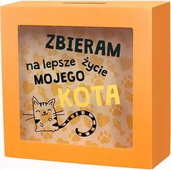 Pokladnička Pokladnička Skarbboxy "Lepší život kočky"