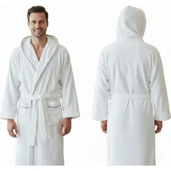 Pánský župan Marcello Bene pánský župan ke kolenům, velikost XL