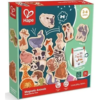 Dřevěná hračka Magnetická zvířátka