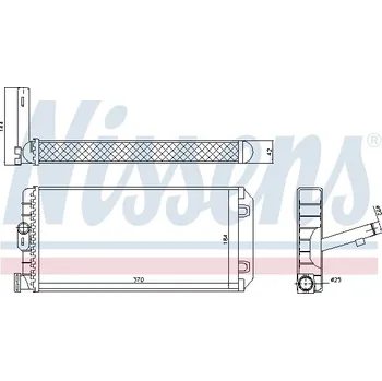 Výměník tepla Výměník tepla, vnitřní vytápění MERCEDES 0018302820