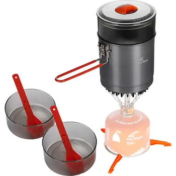 Kempingové nádobí FIRE-MAPLE Sada Kuchyňského Náčiní Fire-Maple Island NO SIZE ČERVENÁ|ŠEDÁ