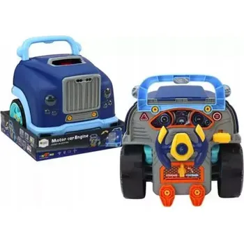 Obraz Dílna Motor Náklaďák K Rozmontování Sada Kutil Modrá