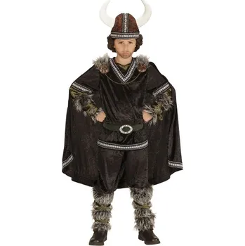 Karnevalový kostým KOSTÝM VIKINGA S PLÁŠTĚM BOJOVNÍK VIKING 128