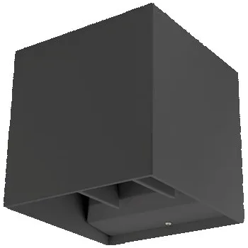 Nástěnné svítidlo Nástěnné svítidlo Masterled 6 W integrovaný LED zdroj 10 cm šedé