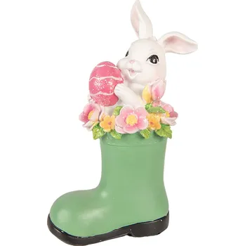 Clayre & Eef - Dekorativní figurka králíčka v holínce 6PR6070