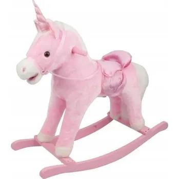 Houpací kůň Růžový houpací jednorožec zvukem