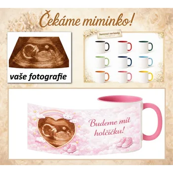 Čekáme miminko 3 - bílý / přehnané rysy