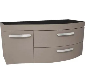 Koupelnový nábytek Koupelnová skříňka pod umyvadlo Devo Vena 2.0 pravá šedá 110 x 50 x 42 cm VE2-SU1D2SP-1-F101L65