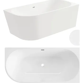 Vana Volně stojící akrylátová vana AquaUno 565, odtok uprostřed, 160 x 80 cm