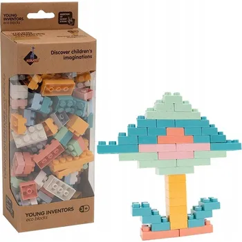 ostatní stavebnice EKO STAVEBNICE MALÝCH GÉNŮ – DÍLKY – 120 KUSŮ