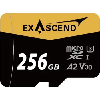Paměťová karta Paměťová karta Exascend Catalyst microSD 256GB s SD adaptérem