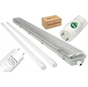 Stropní přisazené svítidlo Berge 36 W patice G13 120 cm šedé