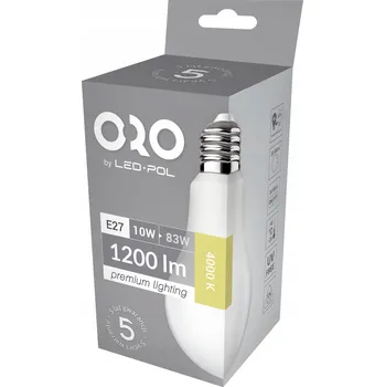 Žárovka LED ŽÁROVKA PREMIUM E27 10W (ekvivalent 83W) Neutrální bílá 1200lm